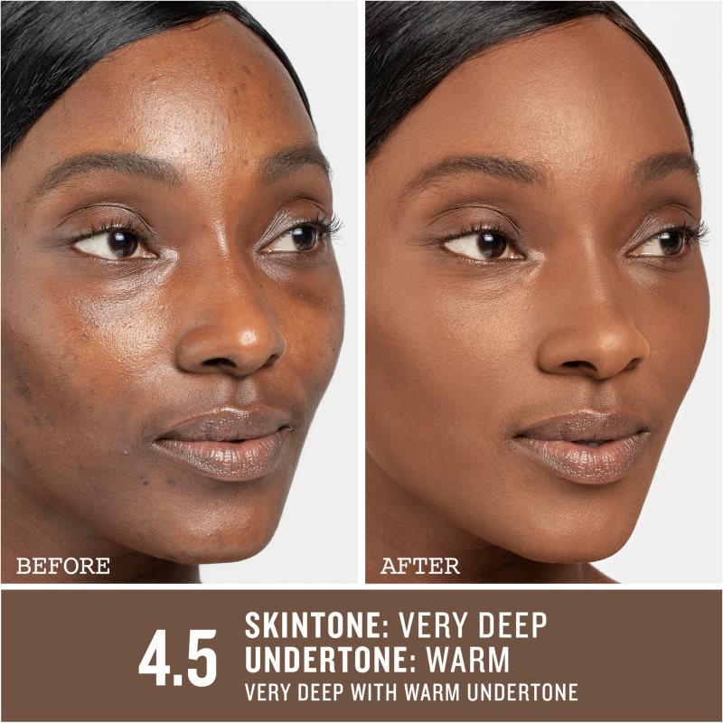 Smashbox Studio Skin Full Coverage 24 Hour Foundation тональний крем відтінок 4.5 - VERY DEEP, WARM 30 мл