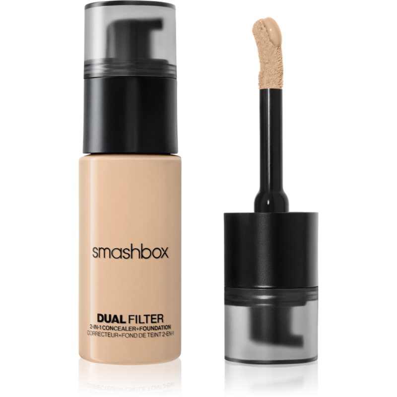 Smashbox DUAL-FILTER 2-in-1 Concealer   Foundation make-up a korektor odtieň Light 7 Neutral 23.6 ml