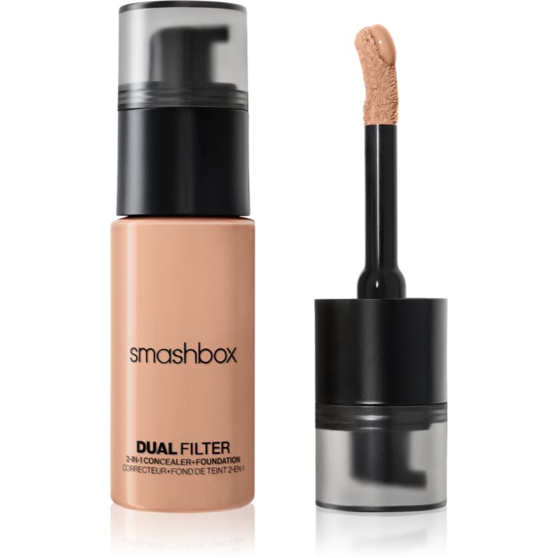Smashbox DUAL-FILTER 2-in-1 Concealer   Foundation make-up a korektor odtieň Light Medium 12 Cool 23.6 ml