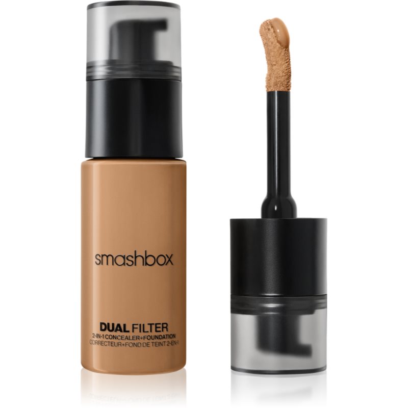 Smashbox DUAL-FILTER 2-in-1 Concealer   Foundation make-up a korektor odtieň Tan 22 Neutral 23.6 ml