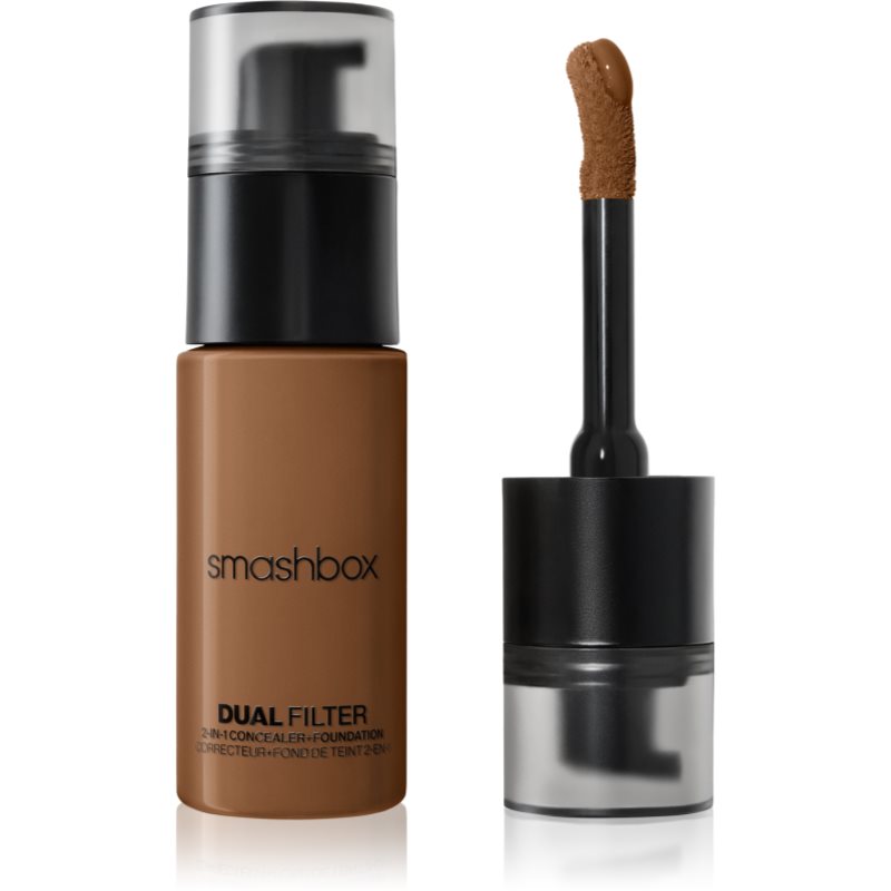 Smashbox DUAL-FILTER 2-in-1 Concealer   Foundation make-up a korektor odtieň Dark 29 Neutral 23.6 ml