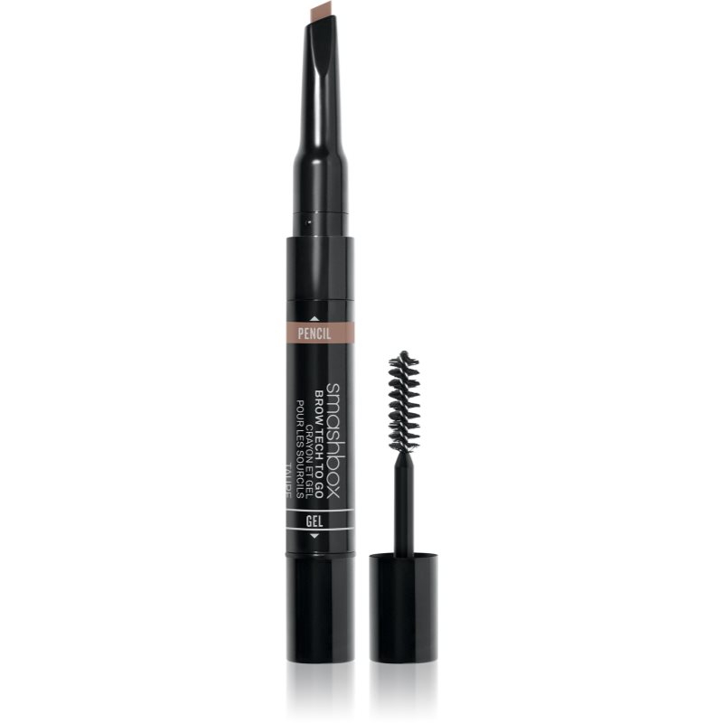 

Smashbox Brow Tech to Go олівець та гель для брів в одному відтінок Taupe