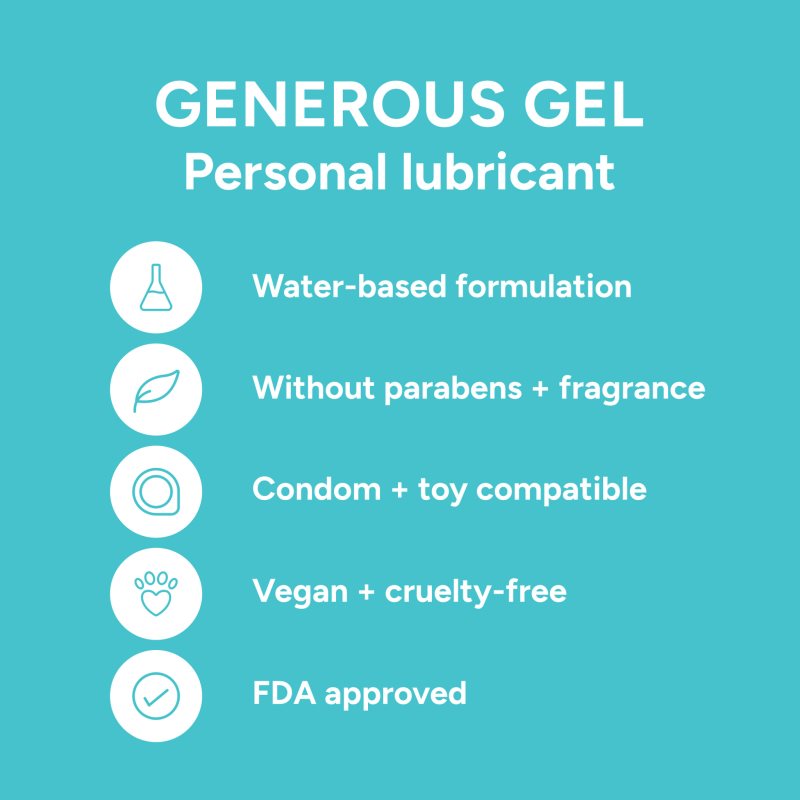 Smile Makers Generous Gel lubrikační gel na vodní bázi 60 ml (obrázek 5)