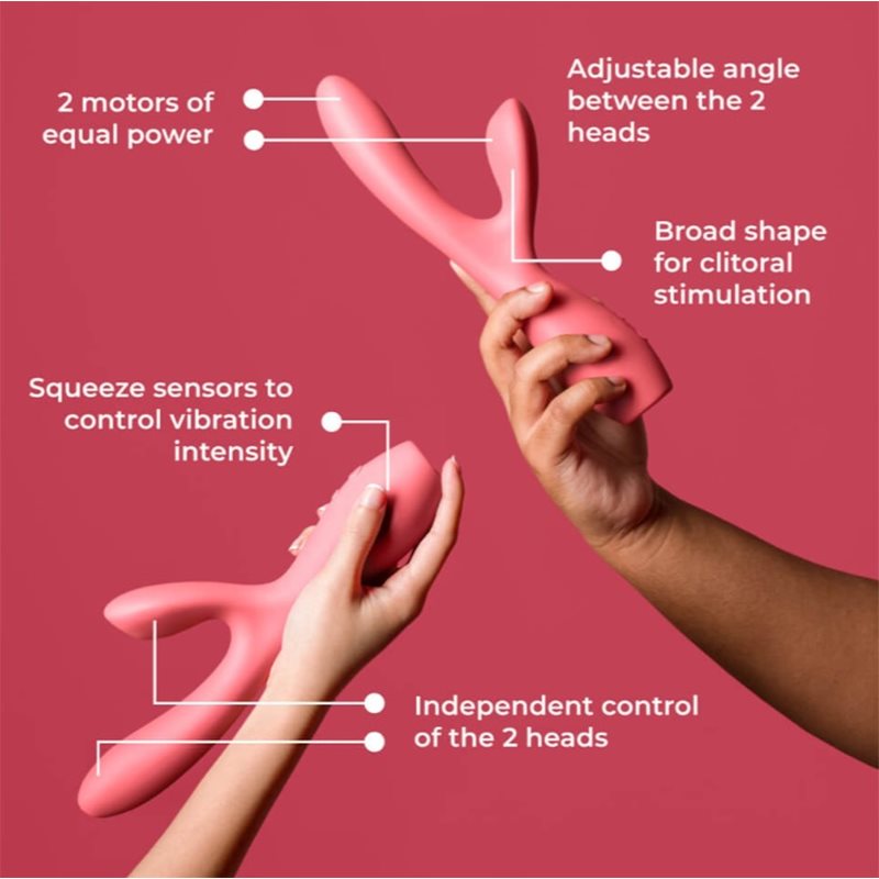 Smile Makers The Artist Vibromasseur Muni D’un Stimulateur Clitoridien 24,6 Cm