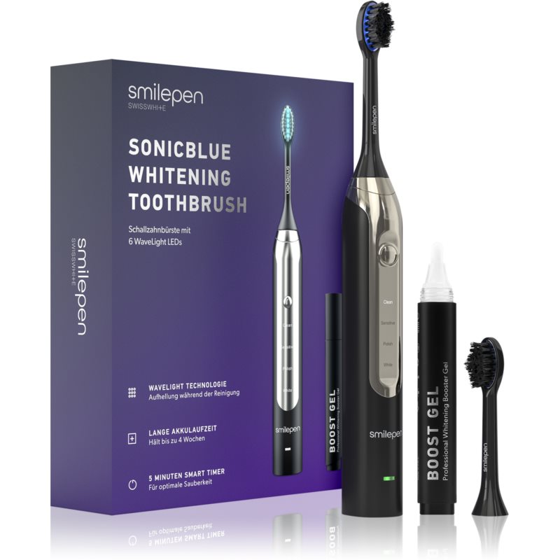 Smilepen Sonicblue Wavelight Toothbrush ultragarsinis dantų šepetėlis (balinamojo poveikio)