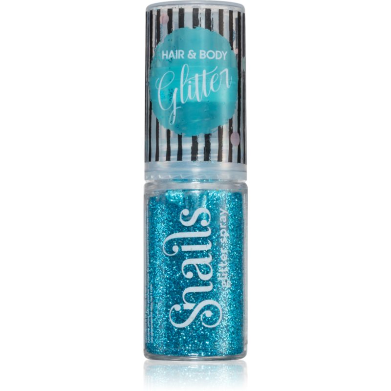 E-shop Snails Body Glitter třpytky na tělo a vlasy Turquoise blue 10 g