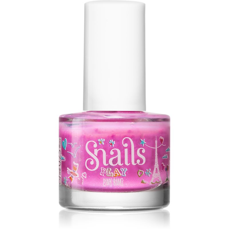 Snails Mini Play лак для нігтів для дітей відтінок Pink Bang 7 мл