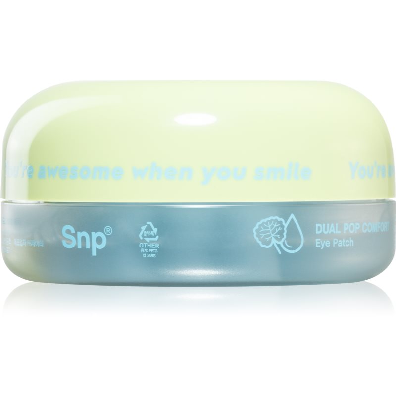 SNP Dual Pop Comfort hidrogelinė paakių kaukė raminamojo poveikio 30x1,4 g