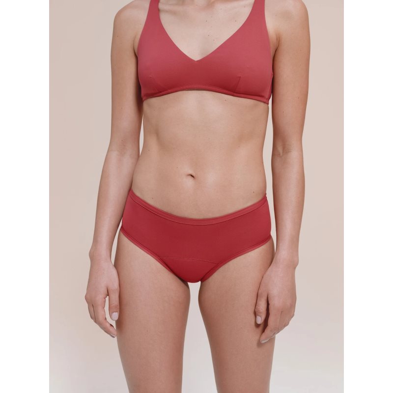 Snuggs Period Underwear Classic: Heavy Flow Raspberry тканинні менструальні труси при рясній менструації розмір L Raspberry 1 кс