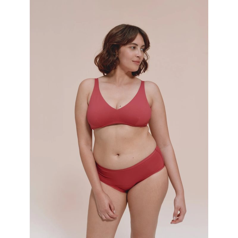 Snuggs Period Underwear Classic: Heavy Flow Raspberry тканинні менструальні труси при рясній менструації розмір L Raspberry 1 кс