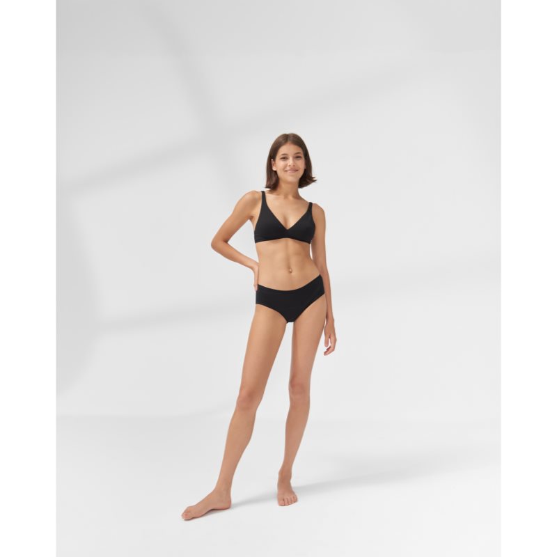 Snuggs Period Underwear Classic: Medium Flow Black тканинні менструальні труси при помірній менструації розмір XL 1 кс