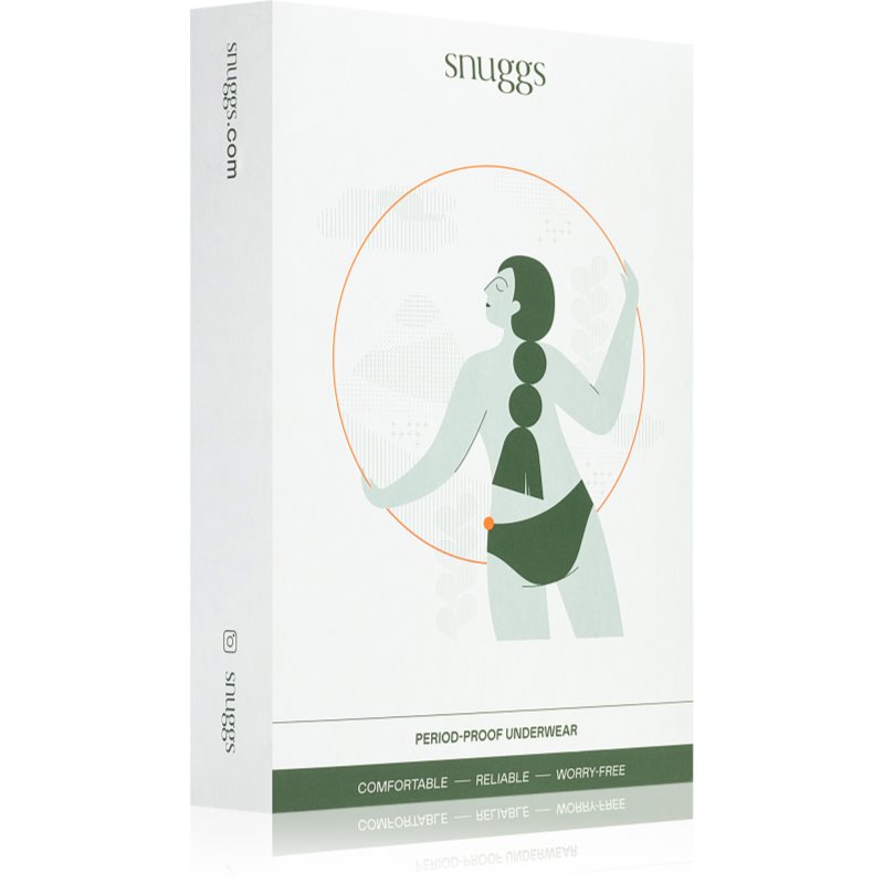 Snuggs Period Underwear Night: Heavy Flow Black menstrualne gaćice za obilnu menstruaciju veličina S Black 1 kom