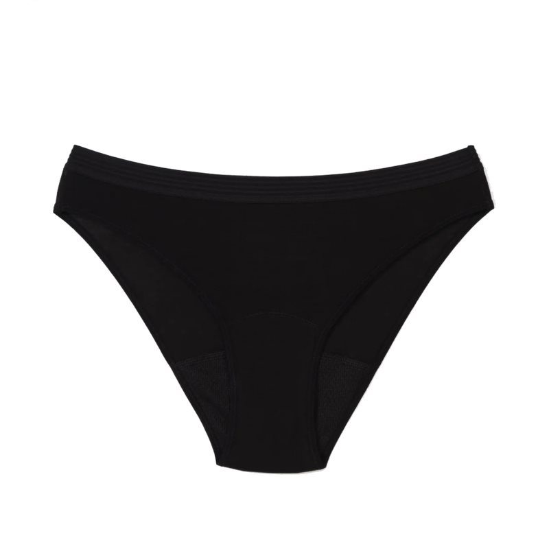 Snuggs Brief Tencel Lyocell Heavy Black menstruační kalhotky velikost L 1 ks