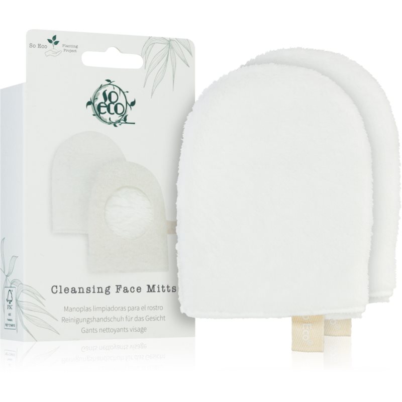 So Eco Cleansing Face Mitts Makeup Remover Glove