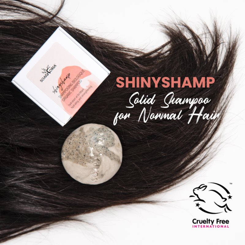 Soaphoria Shinyshamp органічний твердий шампунь для нормального волосся без блиску 60 гр