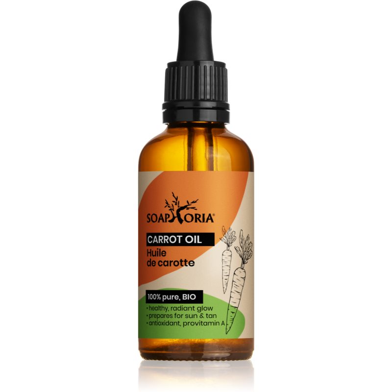 E-shop Soaphoria Organic vyživující mrkvový olej na obličej, tělo a vlasy 50 ml