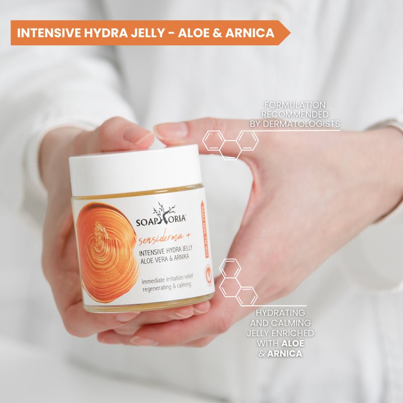 Soaphoria HydraJelly+ зволожуючий заспокоюючий гель з алое вера 100 мл