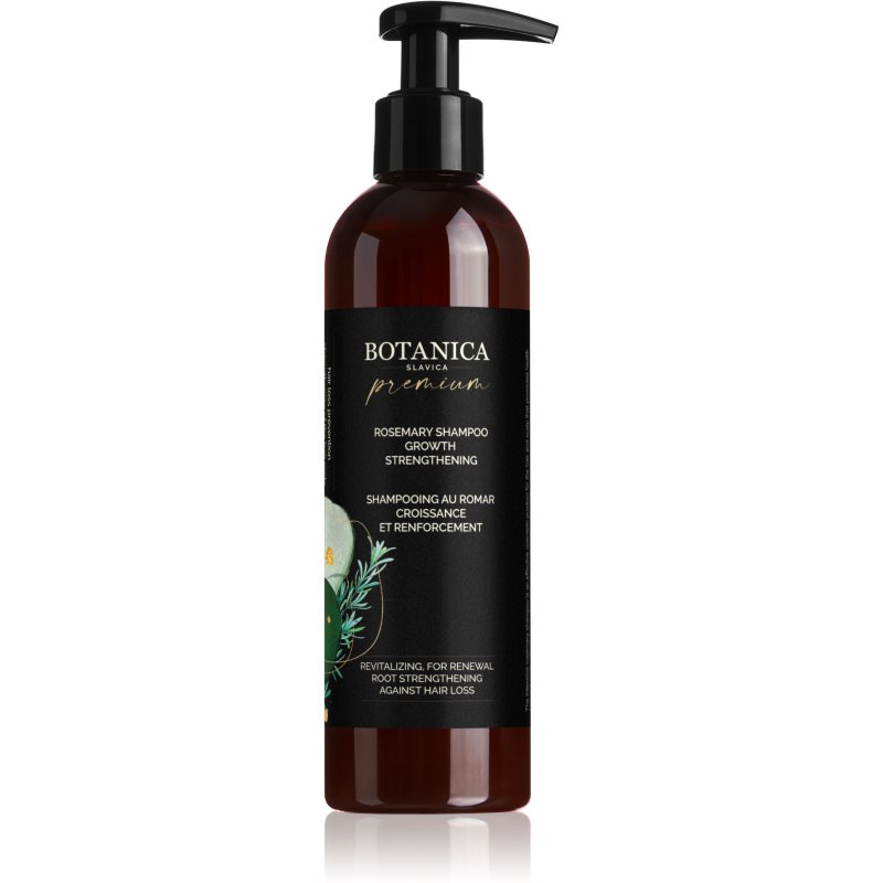 Soaphoria Botanica Slavica Rosemary Intensive Shampoo For Hair Growth And Strengthening From The Roots 250 Ml