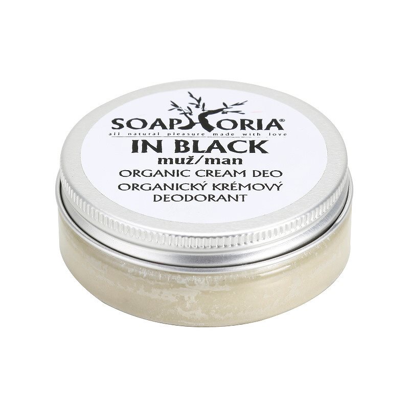 

Soaphoria In Black чоловічий органічний кремовий дезодорант
