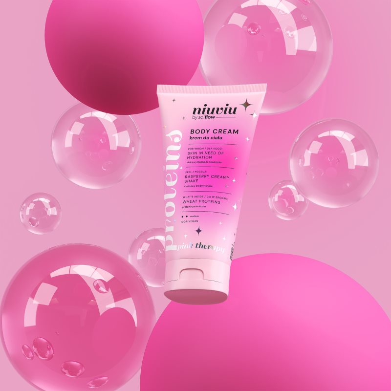 so!flow Raspberry Creamy Shake Body Cream telový krém 200 ml