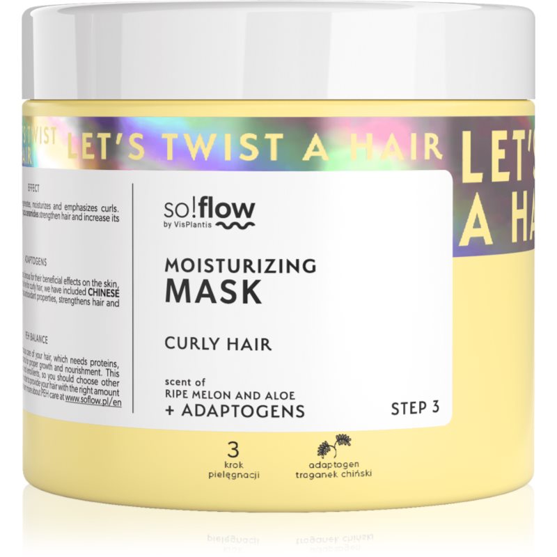 so!flow Nourishing Mask výživná maska pro kudrnaté vlasy 400 ml