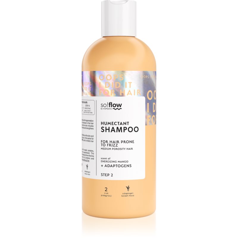 so!flow Medium Porosity uhlazující šampon proti krepatění 400 ml