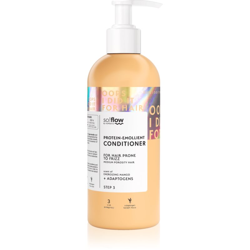 so!flow Medium Porosity hydratační a uhlazující kondicionér proti krepatění 400 ml