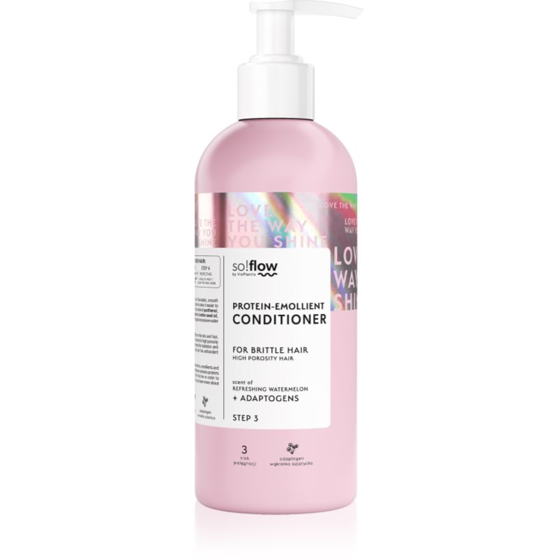 so!flow High Porosity Versterkende Conditioner voor Breekbaar en Gestrest Haar 400 ml
