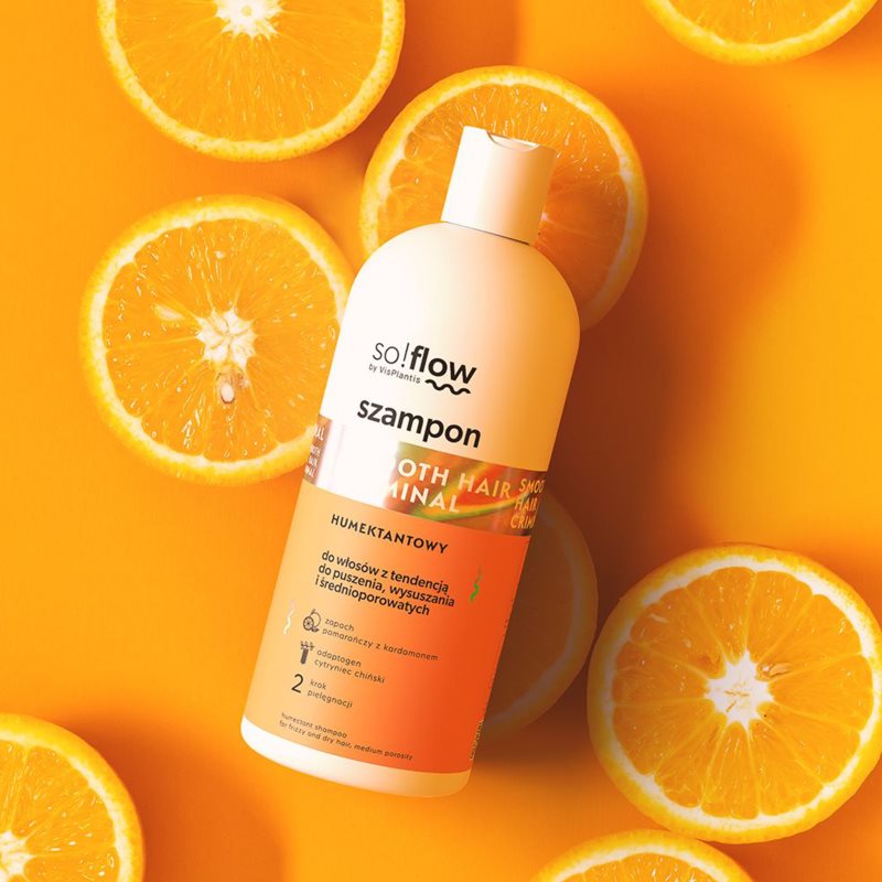 so!flow Frizz glättendes Shampoo gegen strapaziertes Haar 300 ml
