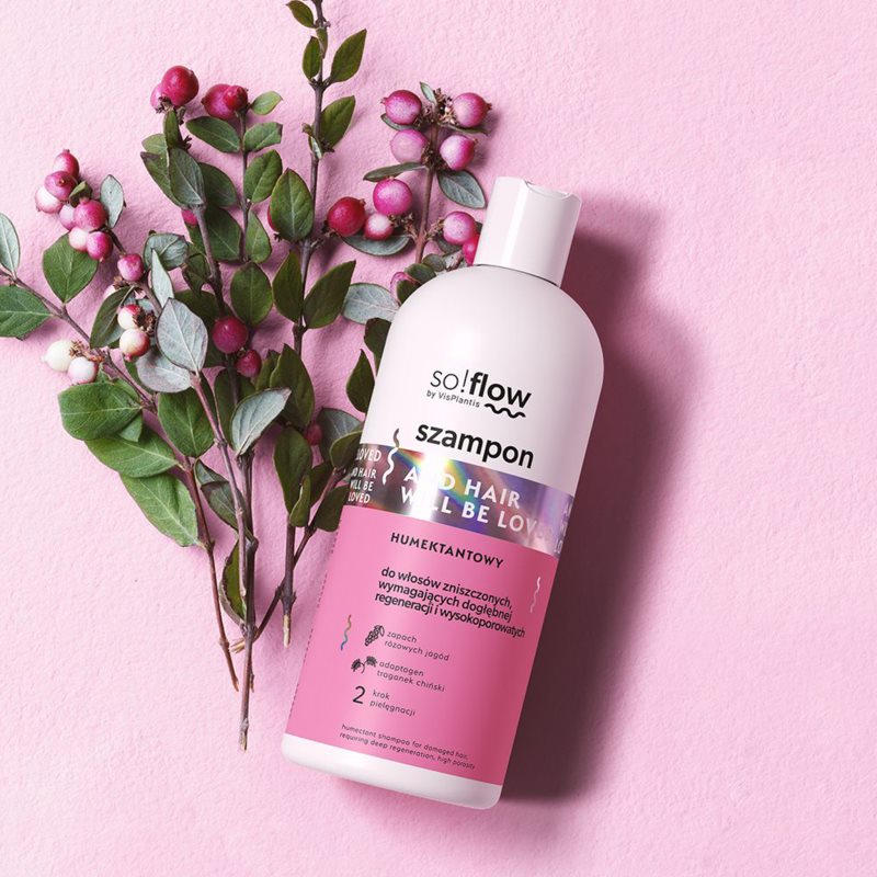 so!flow Damaged Hair stärkendes Shampoo für beschädigtes Haar 300 ml