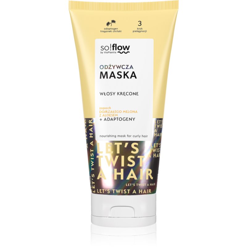 so!flow Curly Hair Nourishing Mask výživná maska pro kudrnaté vlasy 200 ml