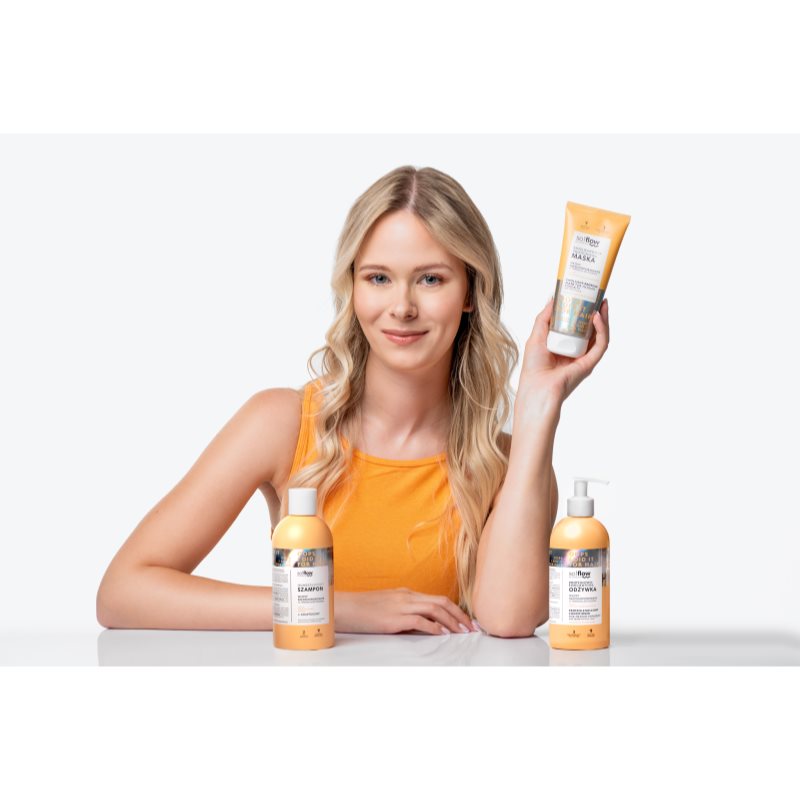so!flow Medium Porosity Hair Protein-Emollient Mask maska na vlasy proti krepatění 200 ml (obrázek 4)