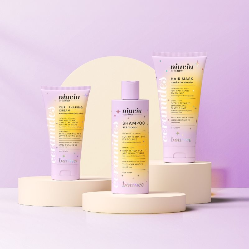 Thumbnail - so!flow BOUNCE Curl Shaping Cream With Ceramides Stylingcreme für definierte Wellen 150 ml