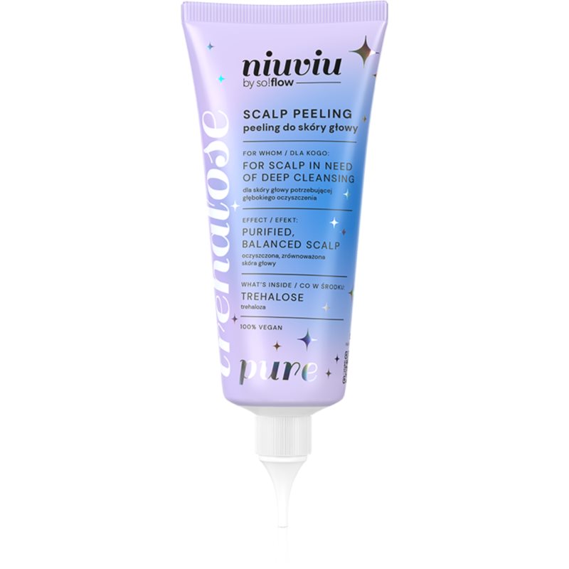 so!flow PURE Deeply Cleansing Scalp Peeling With Trehalose peeling na vlasovou pokožku 100 ml
