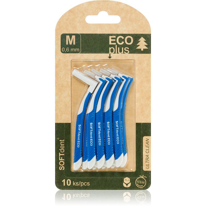SOFTdent ECO Interdental brushes medzizubné kefky 0,6 mm 10 ks