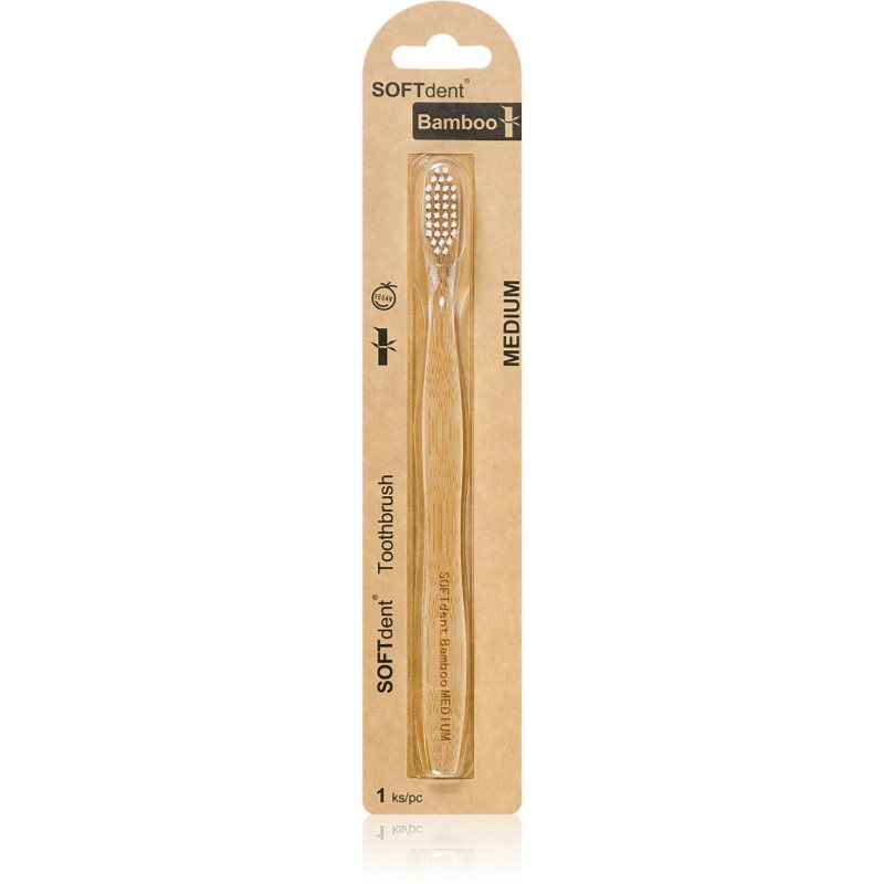 SOFTdent Bamboo Medium зубна щітка бамбукова 1 кс