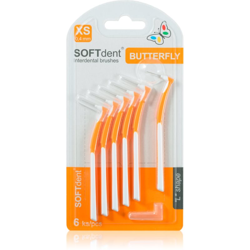 SOFTdent Butterfly XS brossette interdentaire 0,4 mm 6 pcs unisex