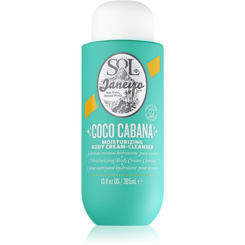Sol de Janeiro Coco Cabana Moisturizing Body Cream-Cleanser intenzivní zvláčňující krém do sprchy 385 ml