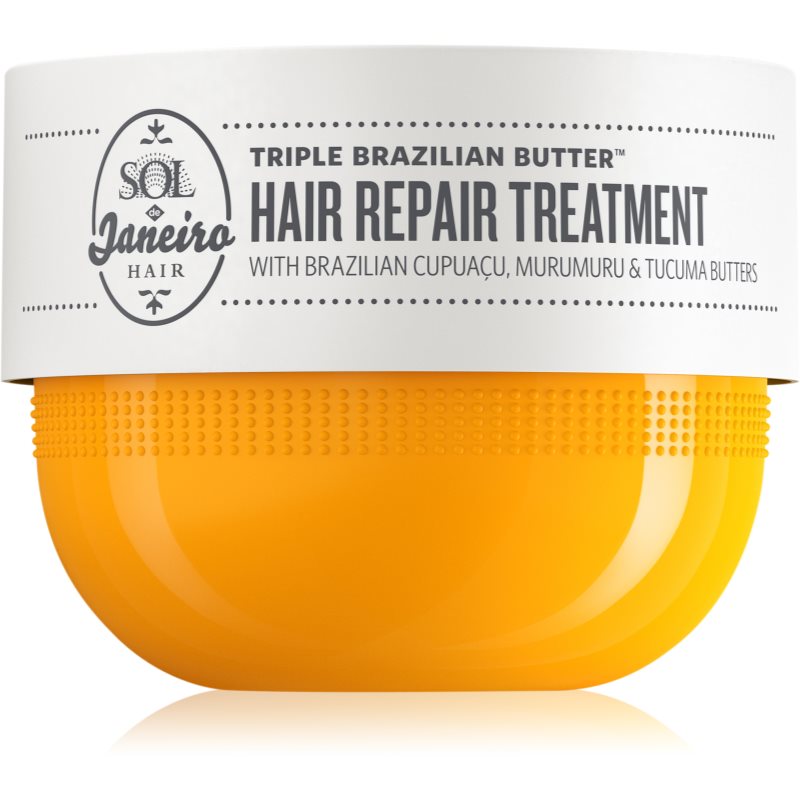 Sol de Janeiro Triple Brazilian Butter™ Hair Repair Treatment intenzívne hydratačná a vyživujúca maska pre suché a poškodené vlasy 238 ml