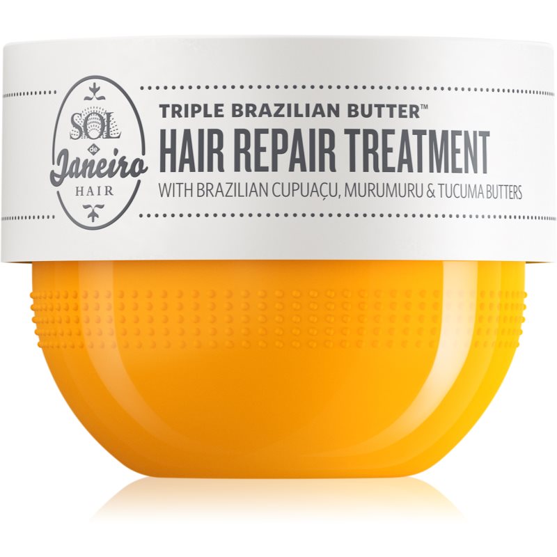 Sol de Janeiro Triple Brazilian Butter™ Hair Repair Treatment intenzívne hydratačná a vyživujúca maska pre suché a poškodené vlasy 75 ml