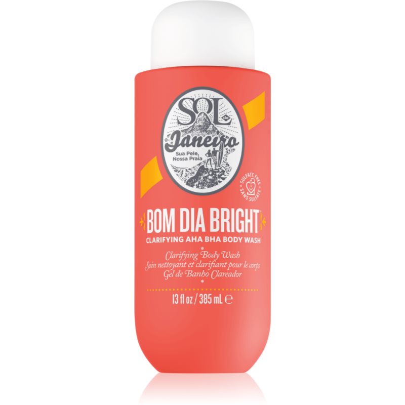 E-shop Sol de Janeiro Bom Dia™ Bright Body Wash exfoliační sprchový gel s vyhlazujícím efektem 385 ml