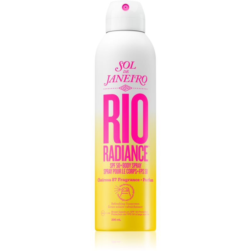 E-shop Sol de Janeiro Rio Radiance osvěžující a hydratační sprej pro ochranu pokožky SPF 50 200 ml
