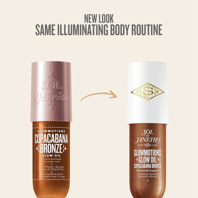 Sol de Janeiro GlowMotions Copacabana Bronze třpytivý olej na tělo 75 ml (obrázek 10)