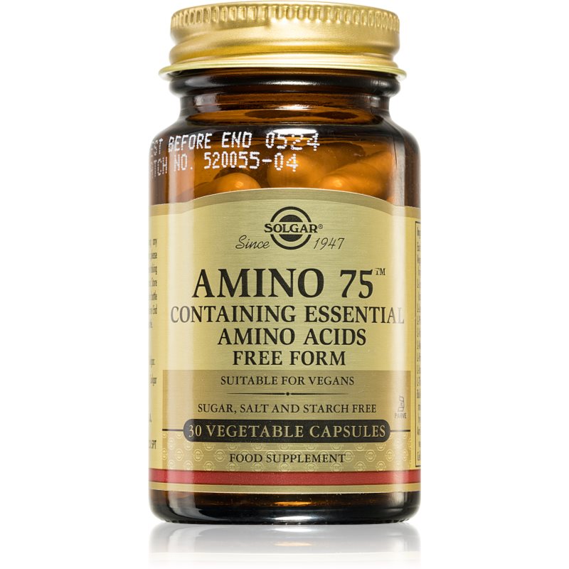 Solgar Amino 75 podpora správného fungování organismu 30 cap