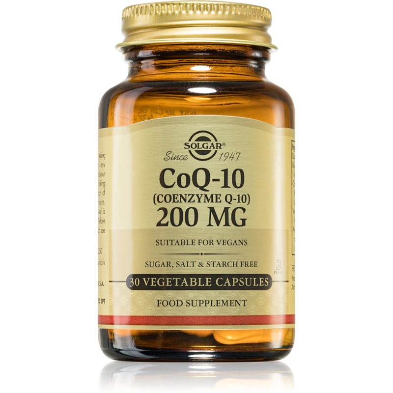 Solgar Coenzyme Q-10 200 mg doplněk stravy pro správnou funkci srdce 30 cap