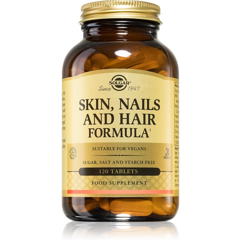 Solgar Skin, Nails and Hair Formula tablety pro krásné vlasy, pleť a nehty 120 cps