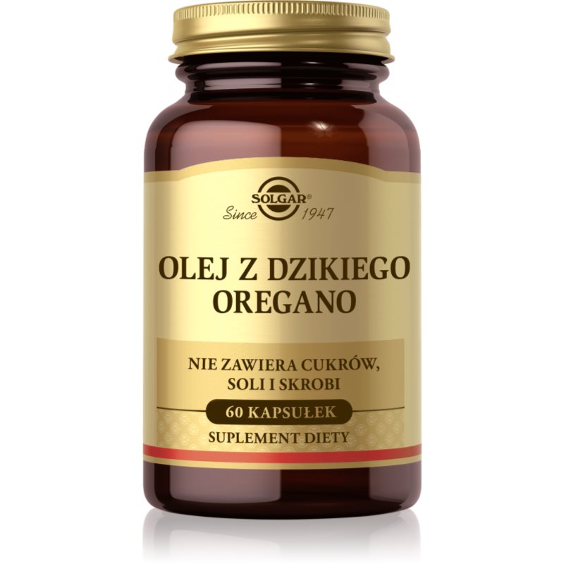 Solgar Olej z Dzikiego Oregano kapsułki na prawidłowe funkcjonowanie układu oddechowego 60 caps.