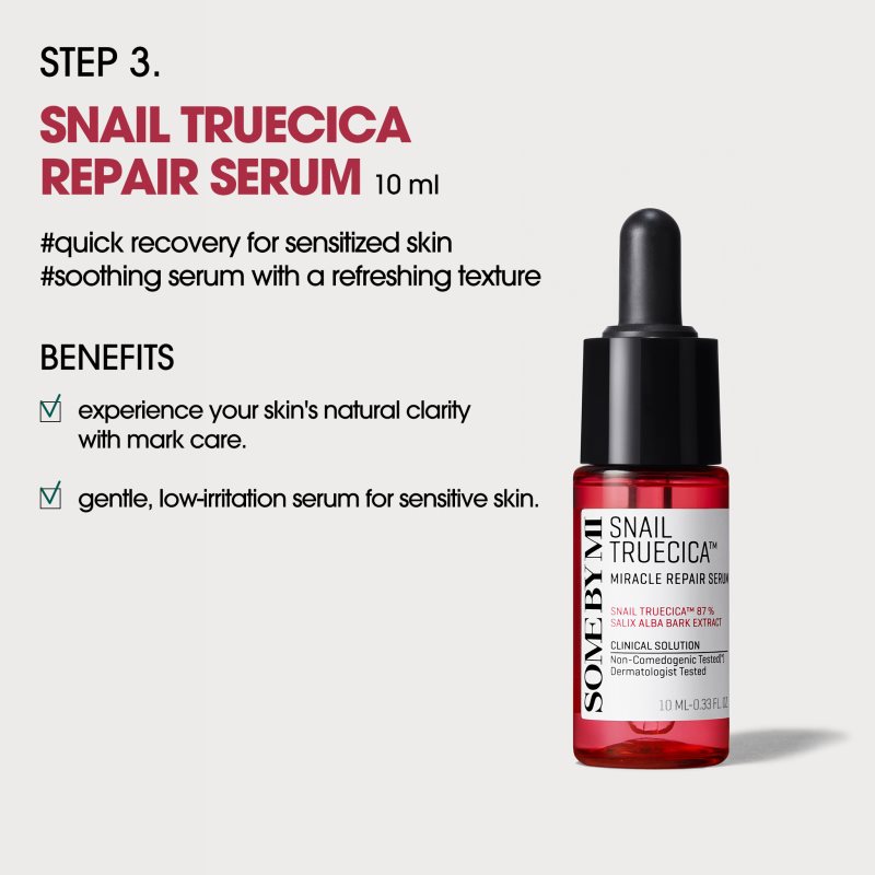 Some By Mi Snail Truecica Miracle Repair Starter Kit dárková sada pro citlivou pleť se sklonem k akné (obrázek 8)
