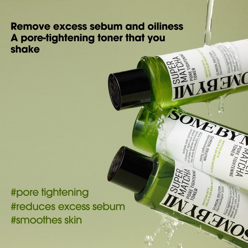 Some By Mi Super Matcha Pore Tightening Toner tonikum pro redukci rozšířených pórů 150 ml (obrázek 4)