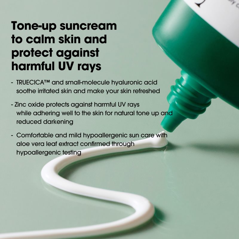 Some By Mi Truecica Mineral Calming Tone-up Suncream zklidňující minerální ochranný krém SPF 50+ 50 ml (obrázek 3)